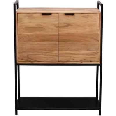 Miliboo Buffet in Legno e Metallo - 2 Ante - 85cm Miliboo Buffet in Legno e Metallo - 2 Ante - 85cm