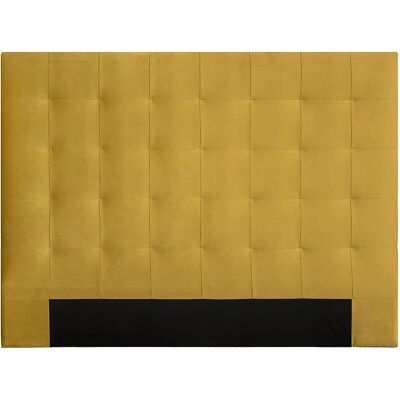 Cabecera Mostaza de Terciopelo Miliboo - Decoración de Dormitorio 160x120cm Cabecera Mostaza de Terciopelo Miliboo - Decoración de Dormitorio 160x120cm