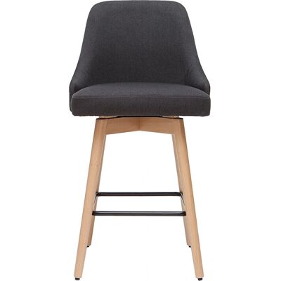 Miliboo H65cm Drehbarer Skandinavischer Barhocker - 2 Stück Miliboo H65cm Drehbarer Skandinavischer Barhocker - 2 Stück
