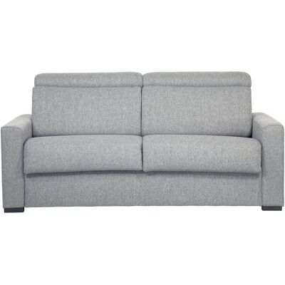 Miliboo Hellgraues Schlafsofa mit 18cm Matratze - Schlafcouch Miliboo Hellgraues Schlafsofa mit 18cm Matratze - Schlafcouch