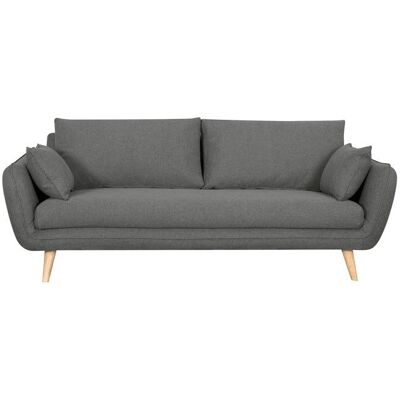 Canapé scandinave 3 places Miliboo CREEP - Tissu, Gris, France - Publicité Canapé scandinave 3 places Miliboo CREEP - Tissu, Gris, France - Publicité