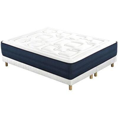 Cama Miliboo 160x200cm con Colchón Viscoelástico y Somieres Cama Miliboo 160x200cm con Colchón Viscoelástico y Somieres