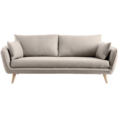 Divano beige CREEP - 3 posti Scandinavo Miliboo Divano beige CREEP - 3 posti Scandinavo Miliboo