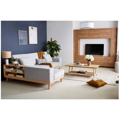 MILIBOO - Table basse scandinave rectangulaire - 120cm - Publicité MILIBOO - Table basse scandinave rectangulaire - 120cm - Publicité