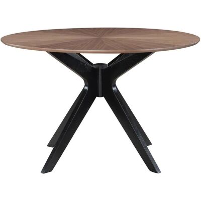 Miliboo Walnuss Runder Esstisch - 120cm - Dielli Miliboo Walnuss Runder Esstisch - 120cm - Dielli