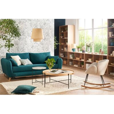 Miliboo Bibliothèque basse blanche - 140cm EPURE - Publicité Miliboo Bibliothèque basse blanche - 140cm EPURE - Publicité
