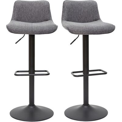 Miliboo Modelo BOOST Taburetes Ajustables Giratorios - Estilo Casual Chic Moderno Miliboo Modelo BOOST Taburetes Ajustables Giratorios - Estilo Casual Chic Moderno