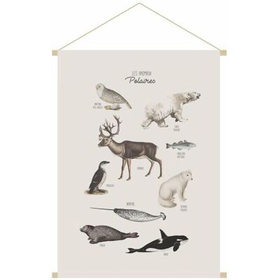 Miliboo Polar Arctic Tiere Leinwandbild - 40x60cm Miliboo Polar Arctic Tiere Leinwandbild - 40x60cm
