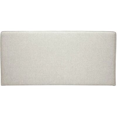 Tête de lit beige en tissu à fixer - 163cm Miliboo - Publicité Tête de lit beige en tissu à fixer - 163cm Miliboo - Publicité