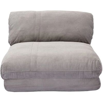 Miliboo - Sillón Cama, Gris, Estilo Vintage - Muebles Miliboo - Sillón Cama, Gris, Estilo Vintage - Muebles