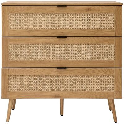 Cómoda de Madera Clara Miliboo - 3 Cajones Vintage Cómoda de Madera Clara Miliboo - 3 Cajones Vintage