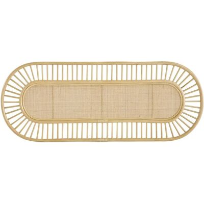 Tête de lit en rotin naturel Miliboo - 165cm - Tête de lit - Publicité Tête de lit en rotin naturel Miliboo - 165cm - Tête de lit - Publicité