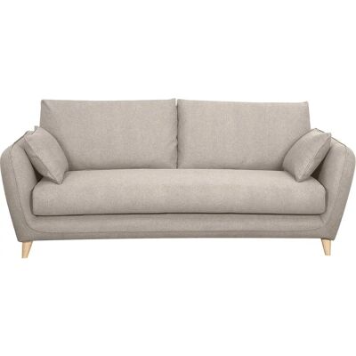 Canapé-Lit CREEP Beige 3 Places - Convertible Sofa - Publicité Canapé-Lit CREEP Beige 3 Places - Convertible Sofa - Publicité