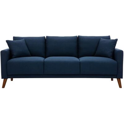 Canapé 3-4 Places Miliboo Tissu Polyester Bleu Nuit Design Scandinave - Canapé - Publicité Canapé 3-4 Places Miliboo Tissu Polyester Bleu Nuit Design Scandinave - Canapé - Publicité