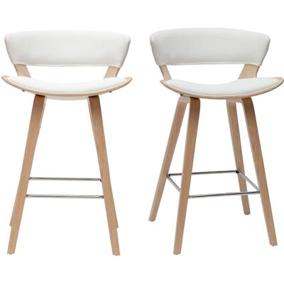 Sgabelli da Bar Bianchi Miliboo Syrah - Sgabelli Sgabelli da Bar Bianchi Miliboo Syrah - Sgabelli