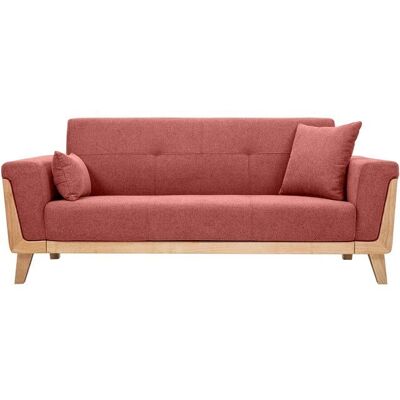 Miliboo Skandinavischer 3-Sitzer Samtstoff Couch - Sofa Miliboo Skandinavischer 3-Sitzer Samtstoff Couch - Sofa