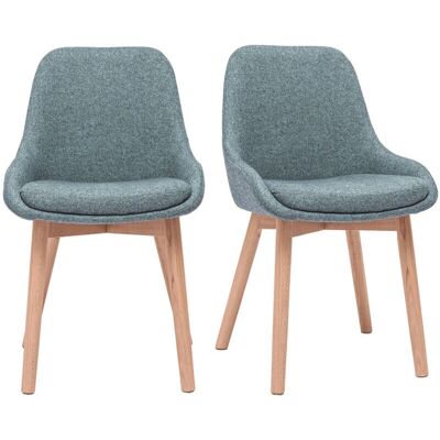 MILIBOO Chaises scandinaves en tissu Holo - Chaises de salle à manger - Publicité MILIBOO Chaises scandinaves en tissu Holo - Chaises de salle à manger - Publicité