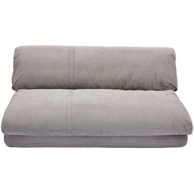 Miliboo 2-Sitzer Schlafsofa aus Samtvelours - Grau Miliboo 2-Sitzer Schlafsofa aus Samtvelours - Grau