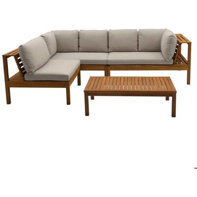 Miliboo Conjunto de Jardín Modular - Taupe - Muebles de Exterior Miliboo Conjunto de Jardín Modular - Taupe - Muebles de Exterior