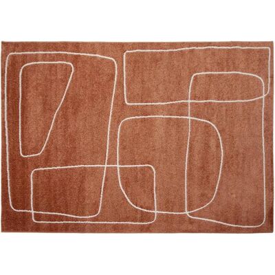 Miliboo Tiana - Alfombra rectangular Line Art 160x230cm Miliboo Tiana - Alfombra rectangular Line Art 160x230cm