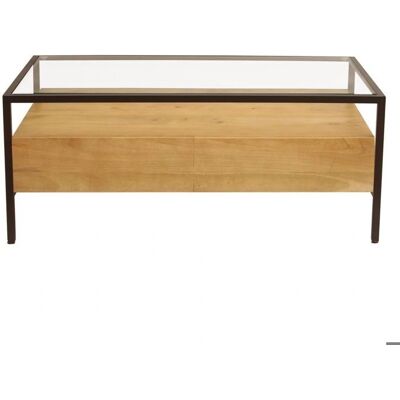 Table basse Miliboo - Rectangulaire avec rangement - 100cm - Publicité Table basse Miliboo - Rectangulaire avec rangement - 100cm - Publicité