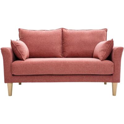 Divano KATE in Tessuto Effetto Velluto 2 Posti - Design Scandinavo Divano KATE in Tessuto Effetto Velluto 2 Posti - Design Scandinavo