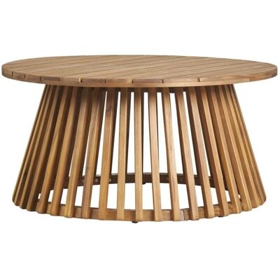 NASSAU Table Basse de Jardin - Bois d'Acacia Massif, 80cm - Publicité NASSAU Table Basse de Jardin - Bois d'Acacia Massif, 80cm - Publicité