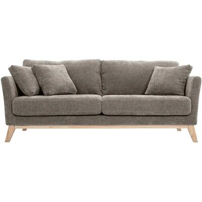 Miliboo Oslo Skandinavisches 3-Sitzer Samtstoff Sofa Miliboo Oslo Skandinavisches 3-Sitzer Samtstoff Sofa