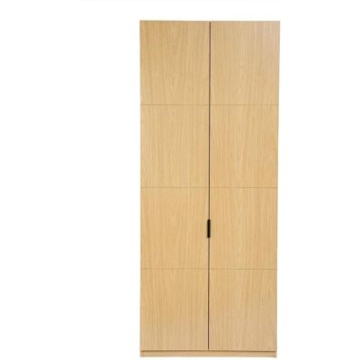 Armoire en chêne Miliboo avec penderie - Armoire - Publicité Armoire en chêne Miliboo avec penderie - Armoire - Publicité