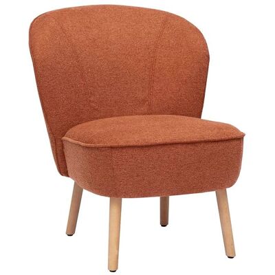Fauteuil AMANITA de Miliboo - Velours Texturé, Pieds en Bois Clair - Style Scandinave - Publicité Fauteuil AMANITA de Miliboo - Velours Texturé, Pieds en Bois Clair - Style Scandinave - Publicité