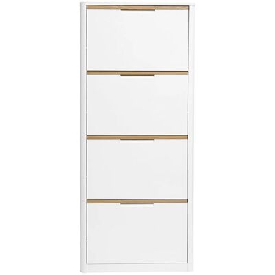 Miliboo Armoire à Chaussures Blanc - Rangement Moderne Compact - Publicité Miliboo Armoire à Chaussures Blanc - Rangement Moderne Compact - Publicité