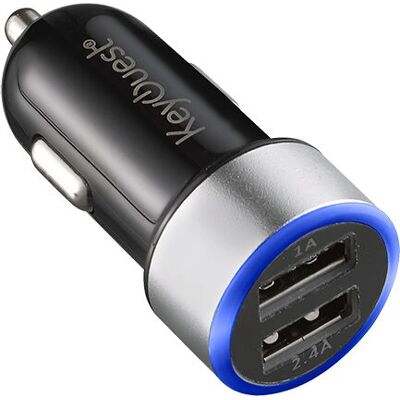 Chargeur pour appareils mobiles KeyOuest KO014127 - Universel, Noir, Bleu, Argent - Publicité Chargeur pour appareils mobiles KeyOuest KO014127 - Universel, Noir, Bleu, Argent - Publicité