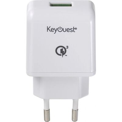 Chargeur KeyOuest KO018019 Blanc - Mobile Device Charger - Publicité Chargeur KeyOuest KO018019 Blanc - Mobile Device Charger - Publicité