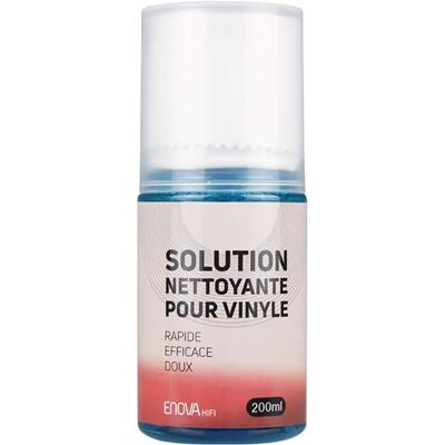 Enova Liquide Nettoyage Vinyle - 200ml - Avec Chiffon - Accessoires pour Disques Vinyles - Publicité Enova Liquide Nettoyage Vinyle - 200ml - Avec Chiffon - Accessoires pour Disques Vinyles - Publicité