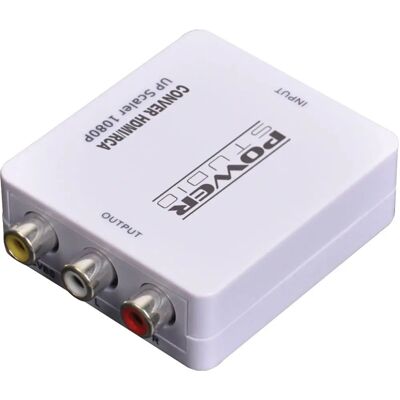 Convertisseur vidéo HDMI vers RCA composite Power Studio - Publicité Convertisseur vidéo HDMI vers RCA composite Power Studio - Publicité