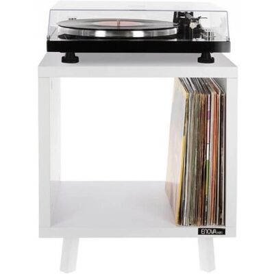 Enova Hifi Support Disques Vinyle Blanc - Meuble Hi-Fi - Publicité Enova Hifi Support Disques Vinyle Blanc - Meuble Hi-Fi - Publicité