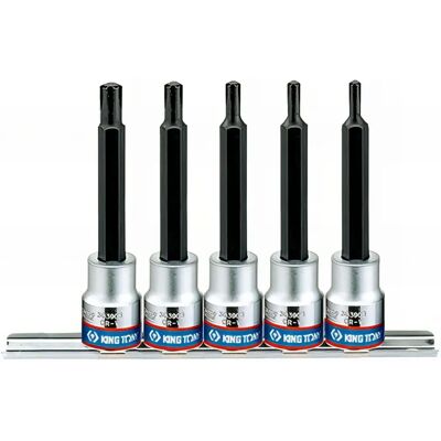 Juego de llaves de vaso KING TONY M5-M10 - 3/8" - 5 piezas Juego de llaves de vaso KING TONY M5-M10 - 3/8" - 5 piezas