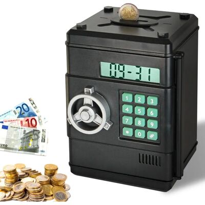 FISHTEC Mini Coffre-fort Numérique - Pièces et Billets - Stockage Euro Sécurisé - Publicité FISHTEC Mini Coffre-fort Numérique - Pièces et Billets - Stockage Euro Sécurisé - Publicité