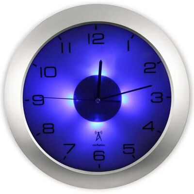 Horloge Murale FISHTEC à LED - Radio-Contrôlée, 30cm - Publicité Horloge Murale FISHTEC à LED - Radio-Contrôlée, 30cm - Publicité