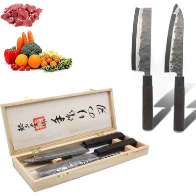 Coffret de couteaux japonais Eurotops - Tranchants, Ergonomiques, Boîte cadeau - Publicité Coffret de couteaux japonais Eurotops - Tranchants, Ergonomiques, Boîte cadeau - Publicité