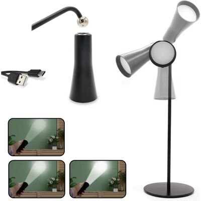 FISHTEC Lampe LED 3 en 1 Murale et de Bureau - Publicité FISHTEC Lampe LED 3 en 1 Murale et de Bureau - Publicité