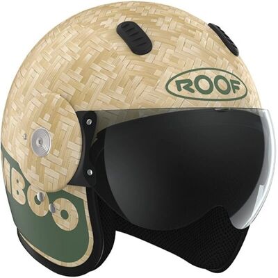 Casque Roof RO15 Bamboo Pur - Casque moto en fibre naturelle - Publicité Casque Roof RO15 Bamboo Pur - Casque moto en fibre naturelle - Publicité