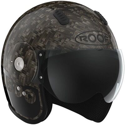 Casque Roof Ro15 Bamboo Noir - Écologique, Léger, ECE 22-06 - Publicité Casque Roof Ro15 Bamboo Noir - Écologique, Léger, ECE 22-06 - Publicité