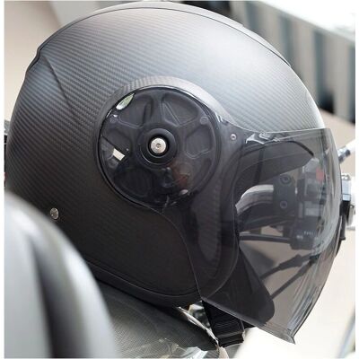 Casque Wisper Carbon Roof - Léger, Mat, Homologué UE - Publicité Casque Wisper Carbon Roof - Léger, Mat, Homologué UE - Publicité