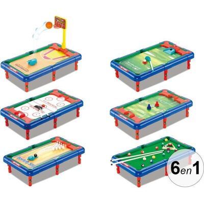 TechKidz Table Multi-jeux 6 en 1 - Modèle Evolutif, Multicolore - Publicité TechKidz Table Multi-jeux 6 en 1 - Modèle Evolutif, Multicolore - Publicité