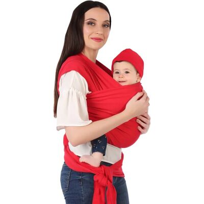 KIOKIDS Foulard semielastico Rosso - Porta-Bebés KIOKIDS Foulard semielastico Rosso - Porta-Bebés