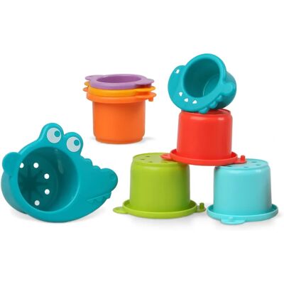 Juegos de baño KIOKIDS - 8 bloques para niños +12 meses Juegos de baño KIOKIDS - 8 bloques para niños +12 meses