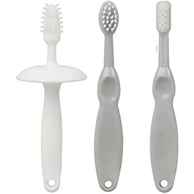 Kiokids Modelo - Cepillo de Dientes de Silicona para Niños - Kit de Higiene Dental Kiokids Modelo - Cepillo de Dientes de Silicona para Niños - Kit de Higiene Dental