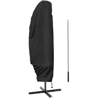 Linxor - Parasol Offset - 205 x 48 x 57 cm - Noire - Housse de Parasol - Publicité Linxor - Parasol Offset - 205 x 48 x 57 cm - Noire - Housse de Parasol - Publicité