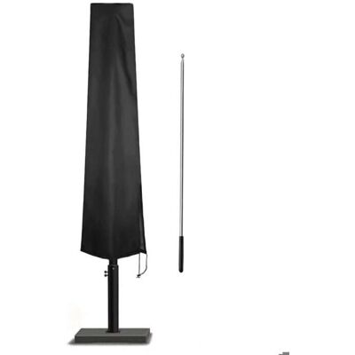 Linxor - 183x25-35cm - Noir - UV - Housse parapluie - Publicité Linxor - 183x25-35cm - Noir - UV - Housse parapluie - Publicité